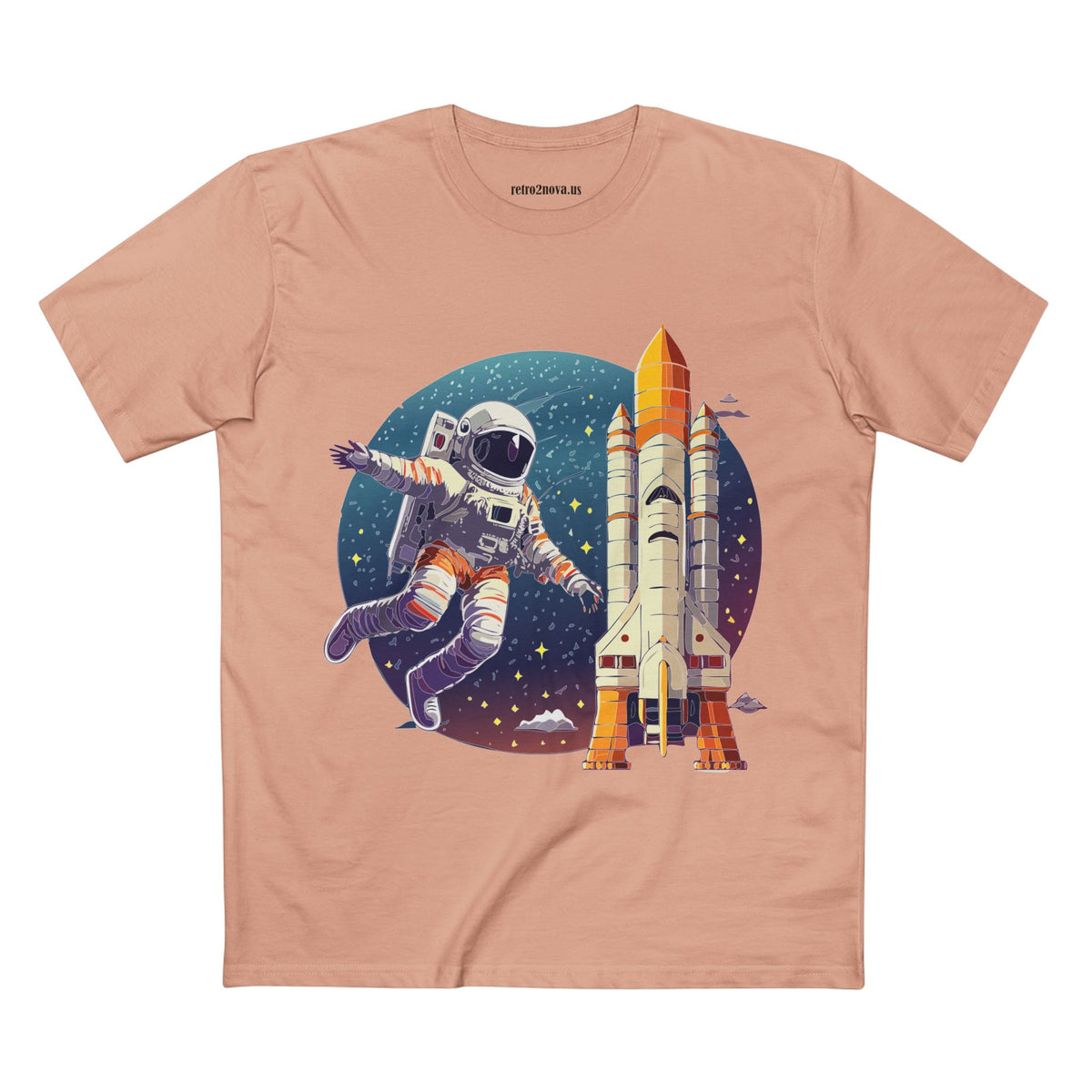 Cosmos Astronaut Graphic Tee Staple Unisex 100 Cotton Tee Shirt - CS-25