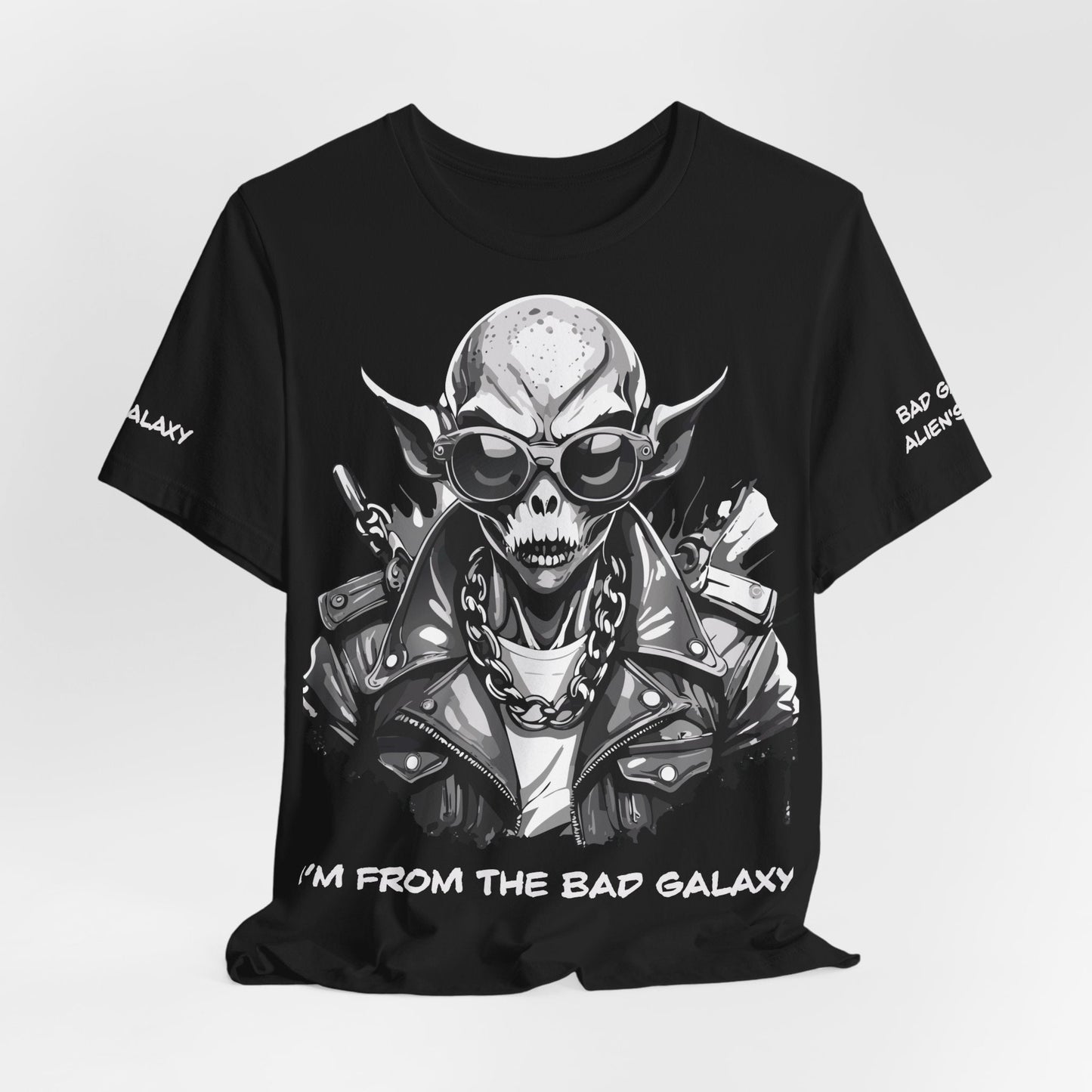 Alien Tee Shirt From Bad Galaxy Made To Order Free Shipping 100 Percent Cotton Eco Friendly In USA