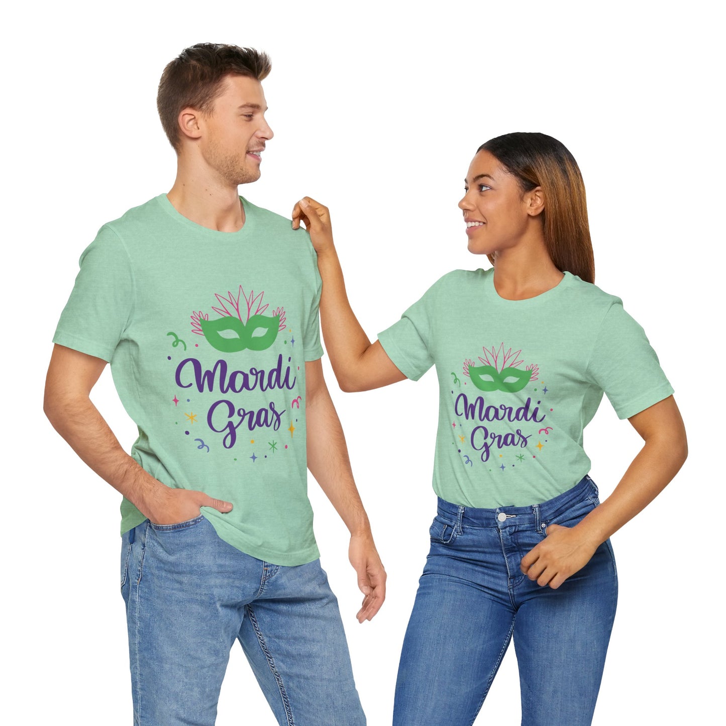 Unisex Cotton Tee Shirt for Mardi Gras