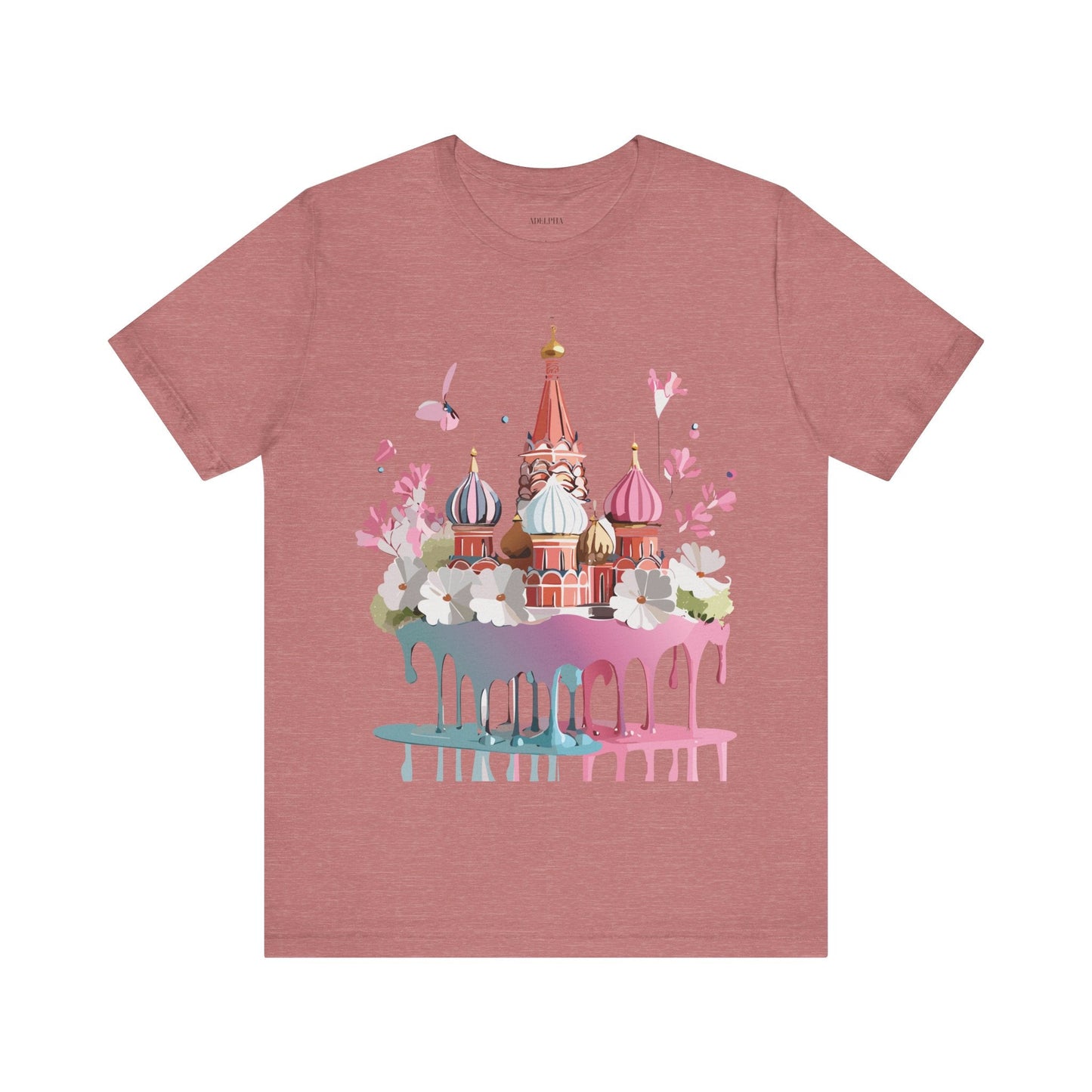 Premium Unisex Tourist Shirt Moscow Graphic Tee With Vintage Adelpha Artwork and Comfort