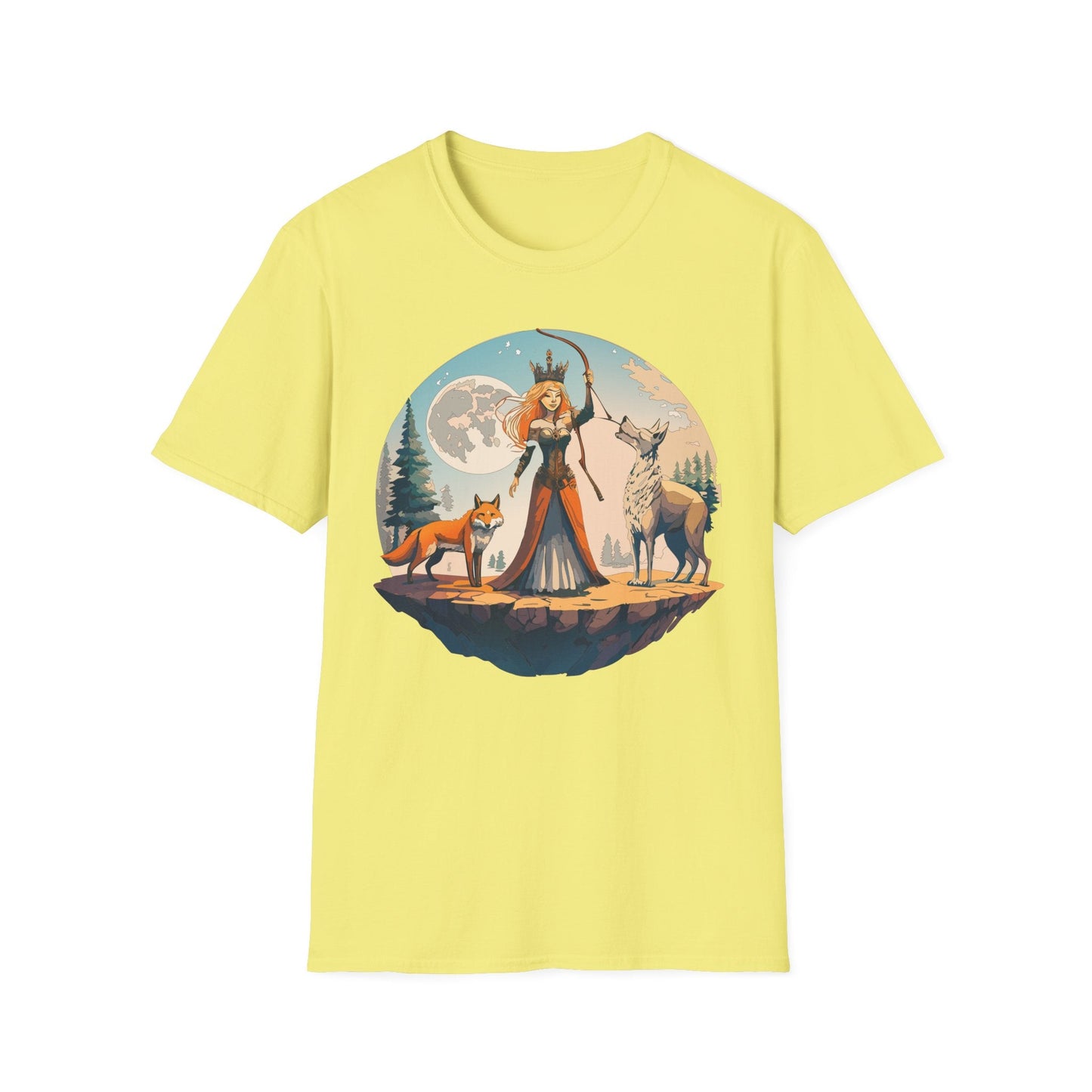 Womens Graphic T Shirts Art Design Shirt Softstyle Gildan 64000 Unisex Tee Ring Spun Cotton