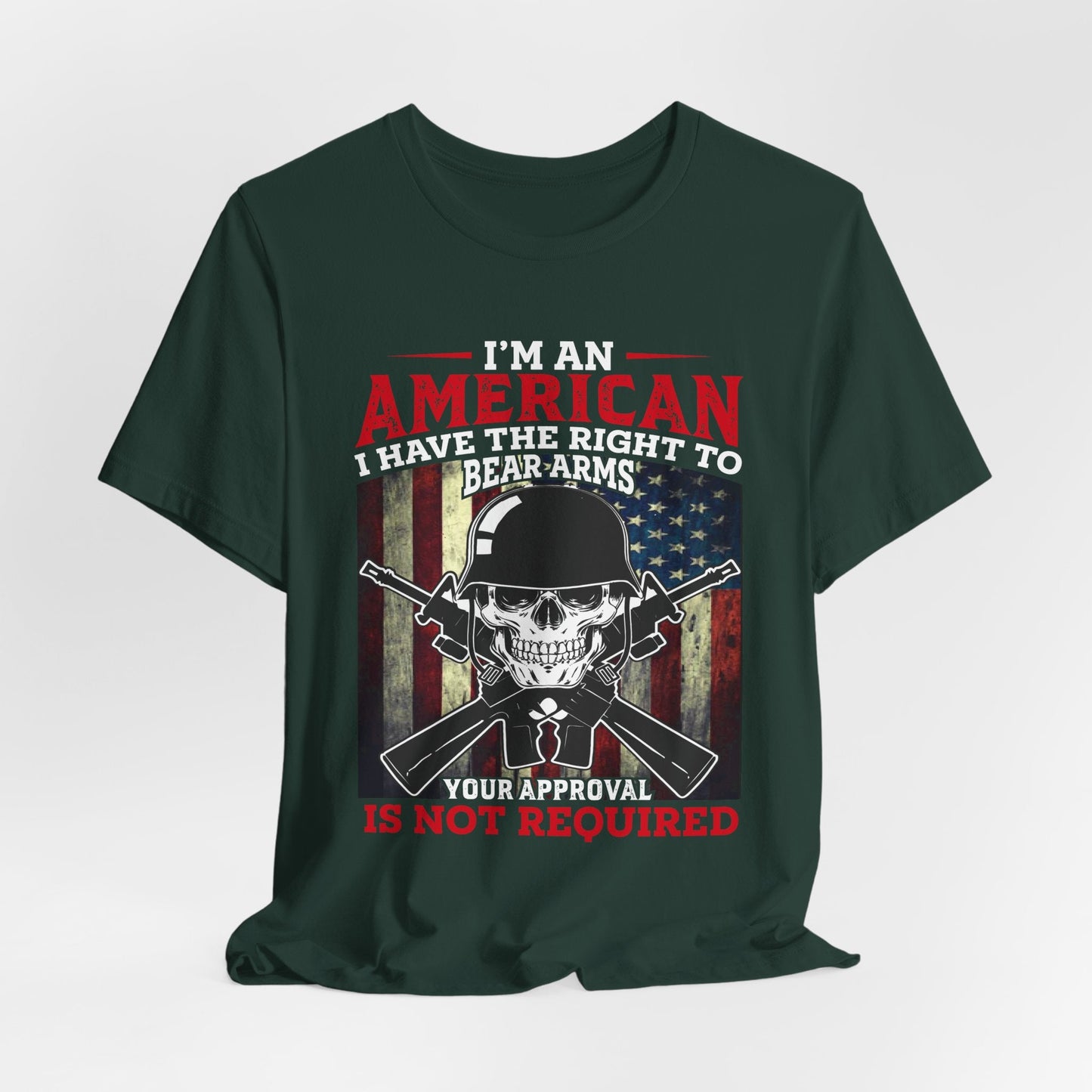 Army Veteran Patriotic Graphic Design Unisex Cotton T-Shirt v29