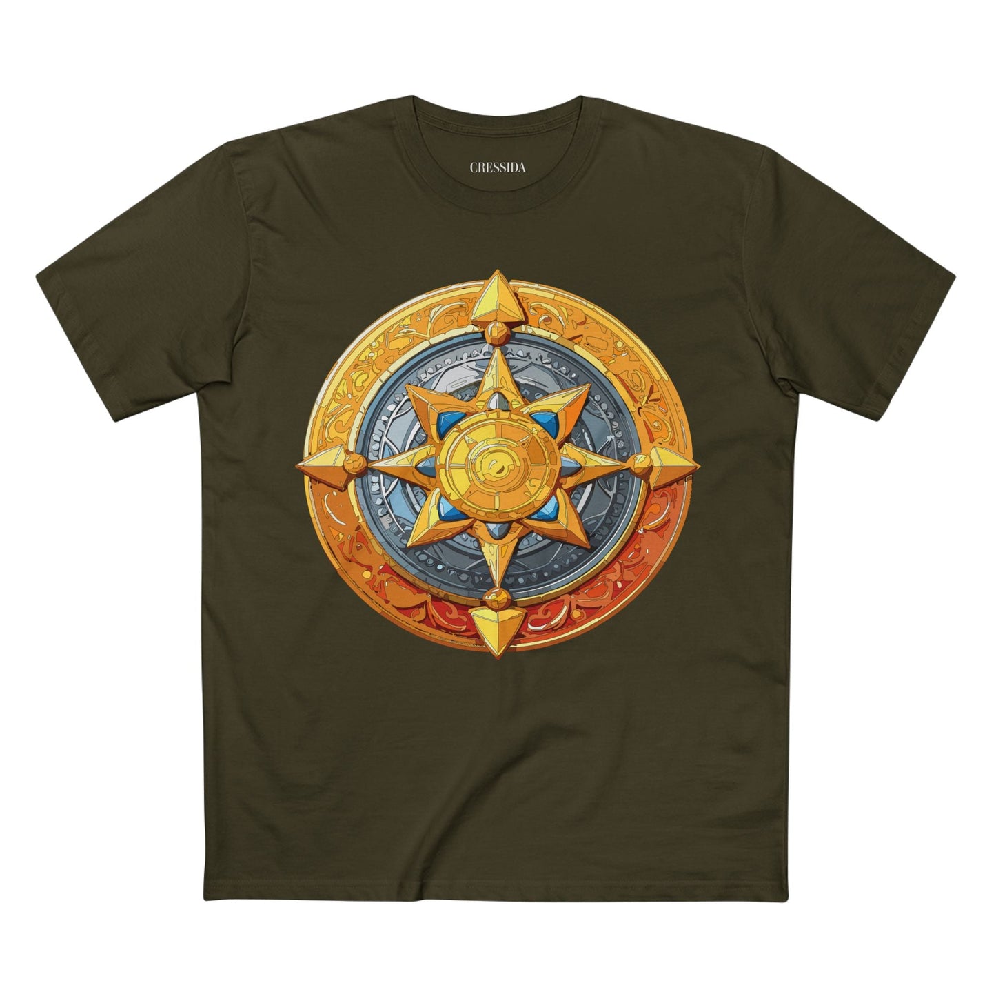 Antique Gold Coin Graphic Design T-Shirt Unisex 100 Cotton With Golden Print Artwork Tee 3