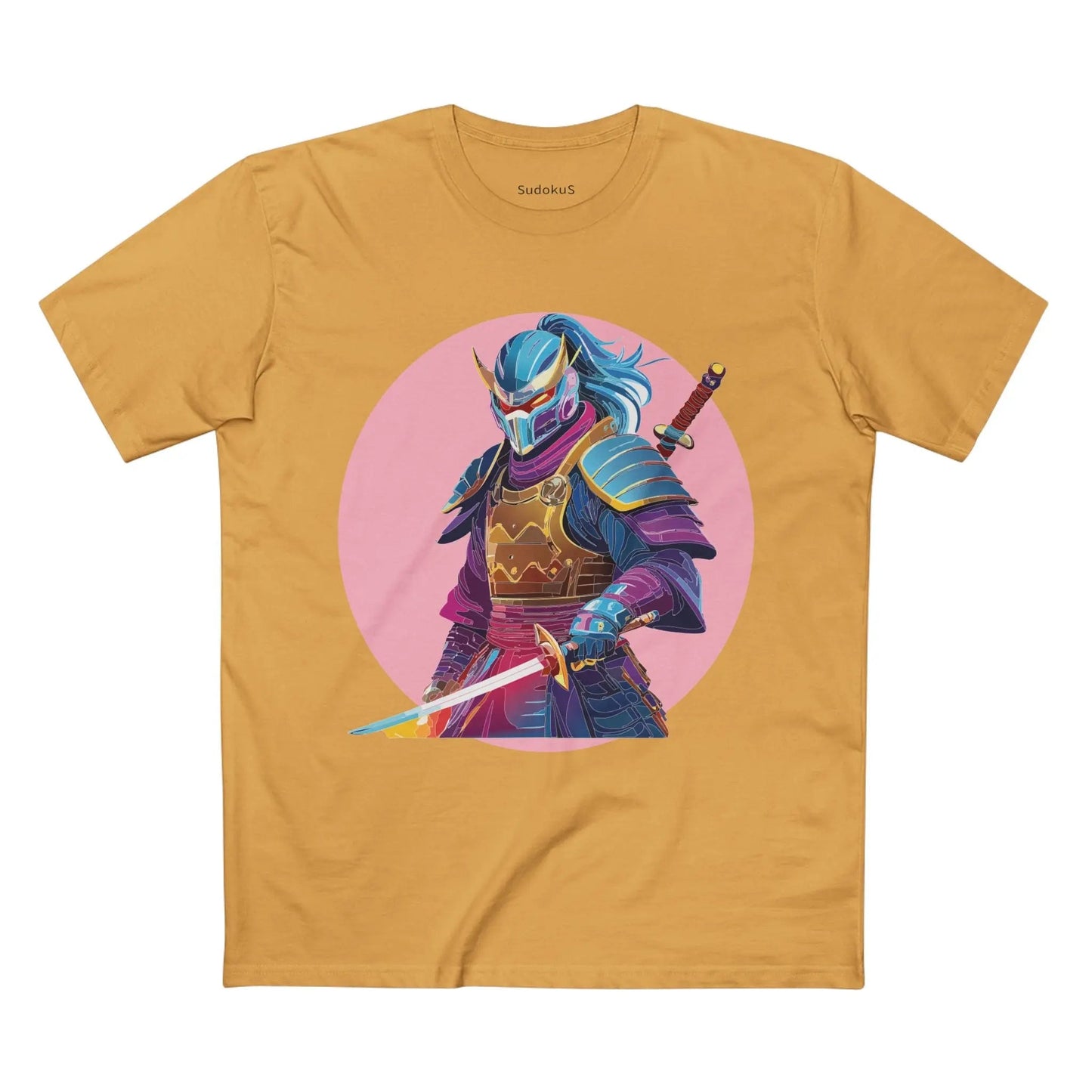 Samurai Graphic Unisex 100 Cotton Staple Tee 3