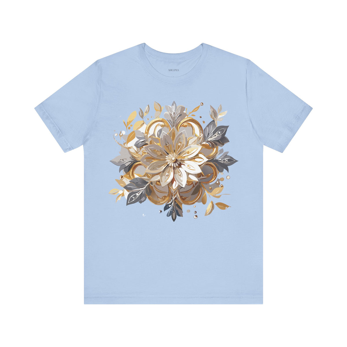Jewelry Graphic Unisex Cotton Bella+Canvas Tee with Art Design n128