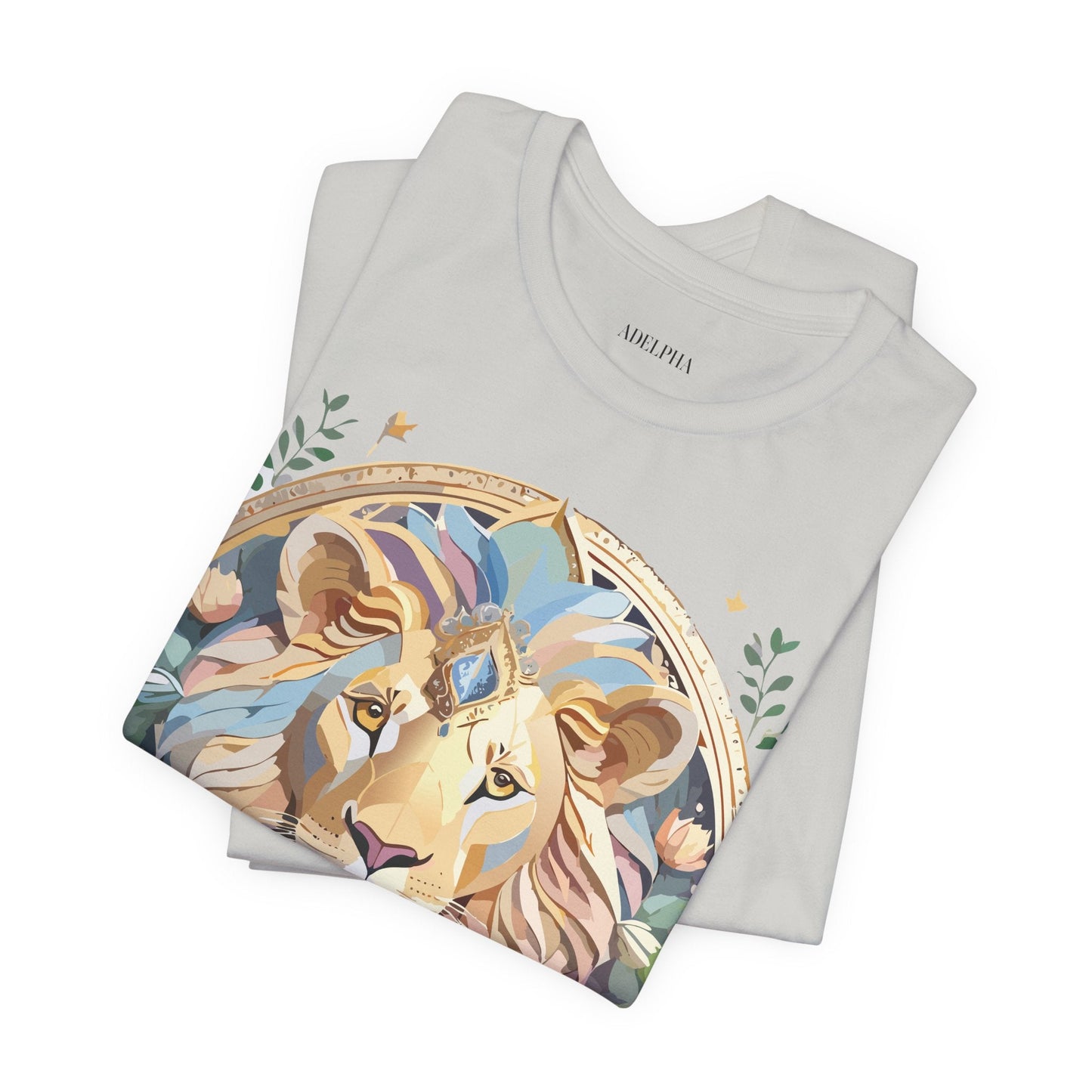 Medallion Graphic Unisex 100 Cotton Vintage Animal Medal Artwork Tee 3