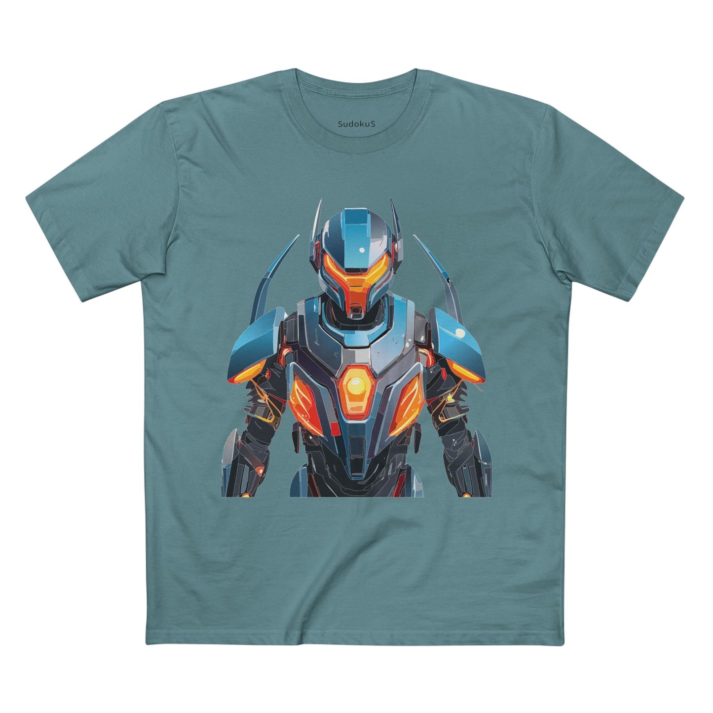 Cyborg Robot Graphic Unisex 100 Cotton Staple Tee 21