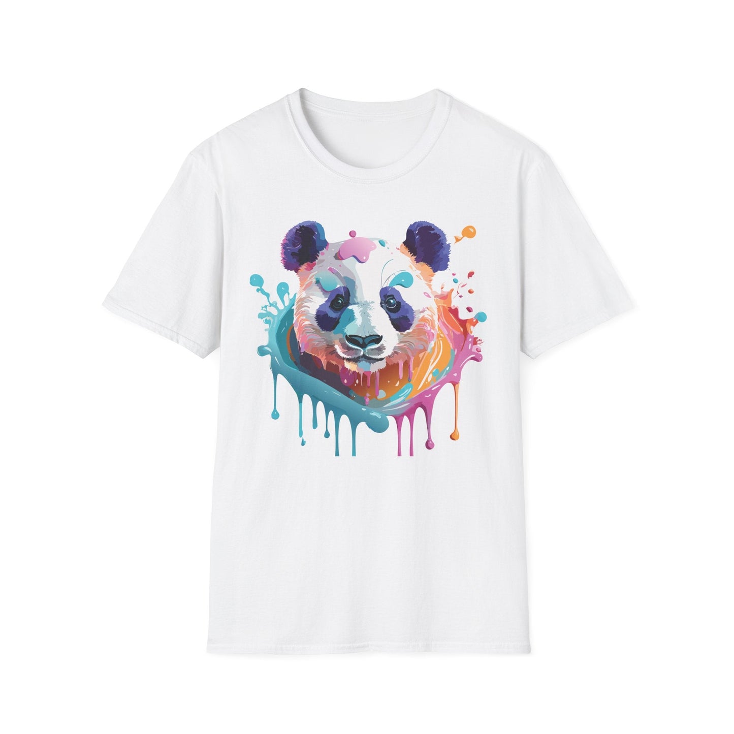 Panda Shirt T Shirt Softstyle 64000 Gildan 100 Percent Ring Spun Cotton Comfortable Animal Tee