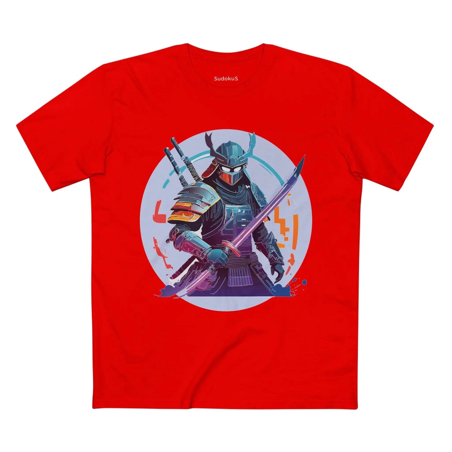 Samurai Graphic Unisex 100 Cotton Staple Tee 5