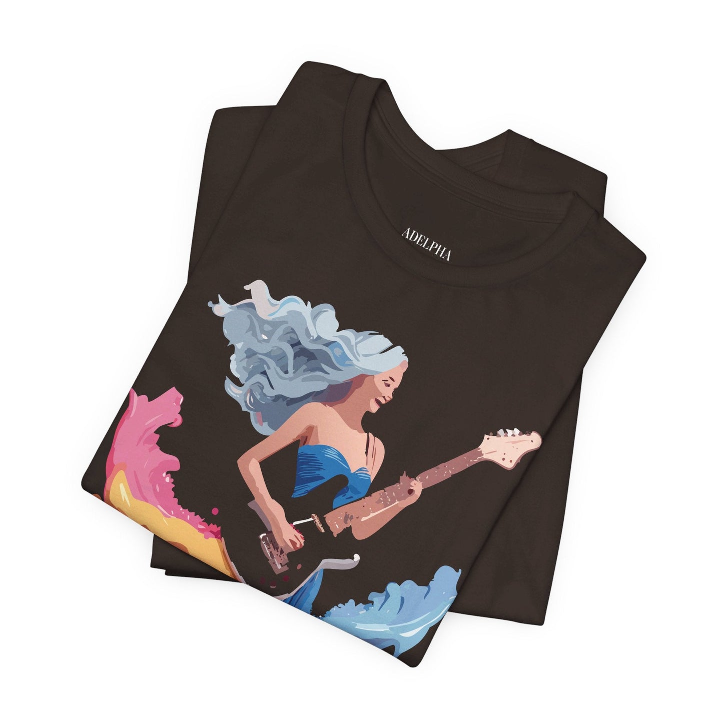 Adelpha Music T Shirt Graphic Tee Unisex Short Sleeve Vintage Inspired Artwork Casual Wear