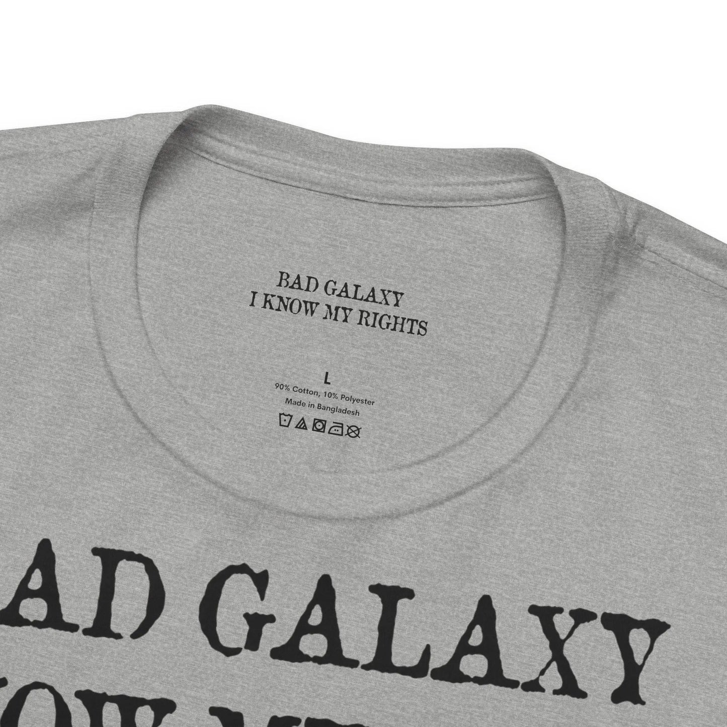 Skull T Shirt From Bad Galaxy Made To Order Cotton Tee With Eco Friendly Inks USA