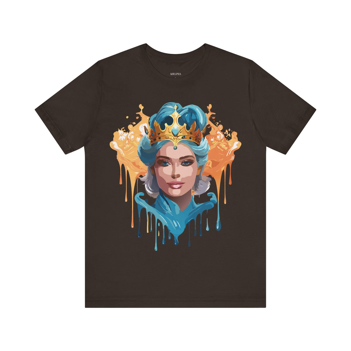 Queen Graphic Unisex Cotton Bella+Canvas Tee with Art Design m183