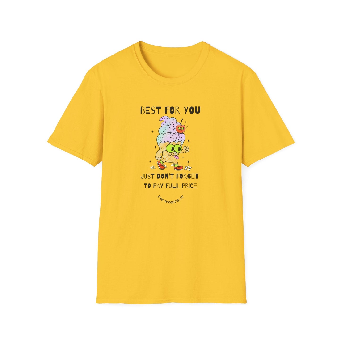 Funny Food T Shirts Unisex Softstyle Tee Cotton Gildan 64000 Short Sleeve Graphic Tee