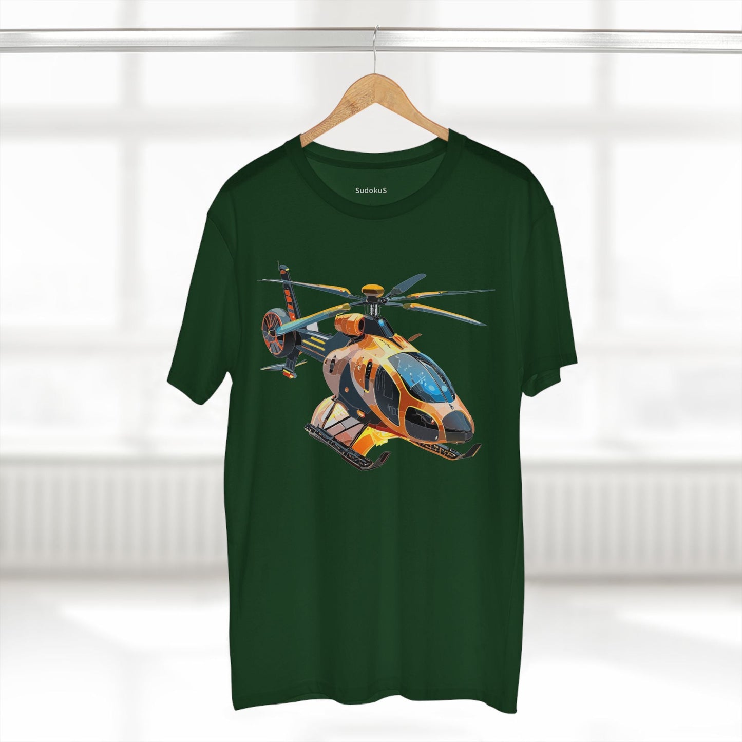 Chopper Graphic Unisex 100 Cotton Staple Tee 6