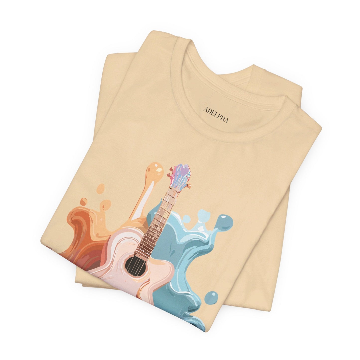 Music Graphic T Shirt Unisex Jersey Short Sleeve Adelpha Art Design Tee Vintage Inspired Artwork