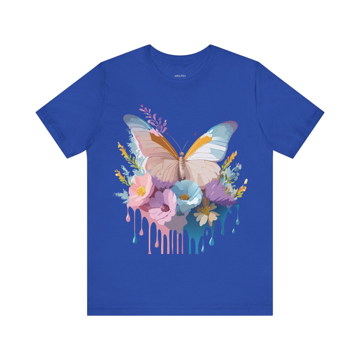 Butterfly Graphic T Shirt Unisex Adelpha Vintage Art Design Tee