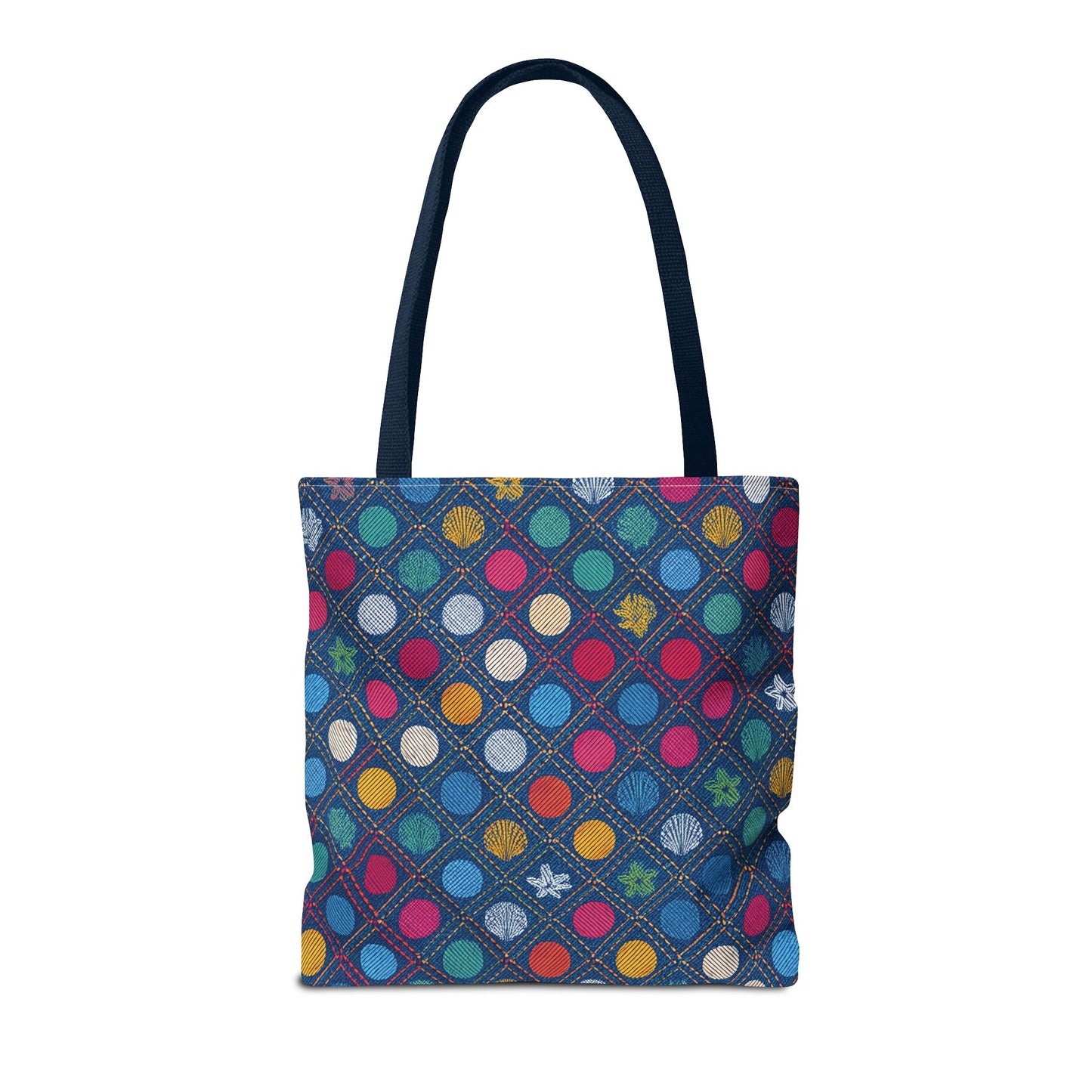 Denim Fabric Imitation Print Unisex Canvas Bag Poly Spun 3 Sizes Tote Bag 182-6