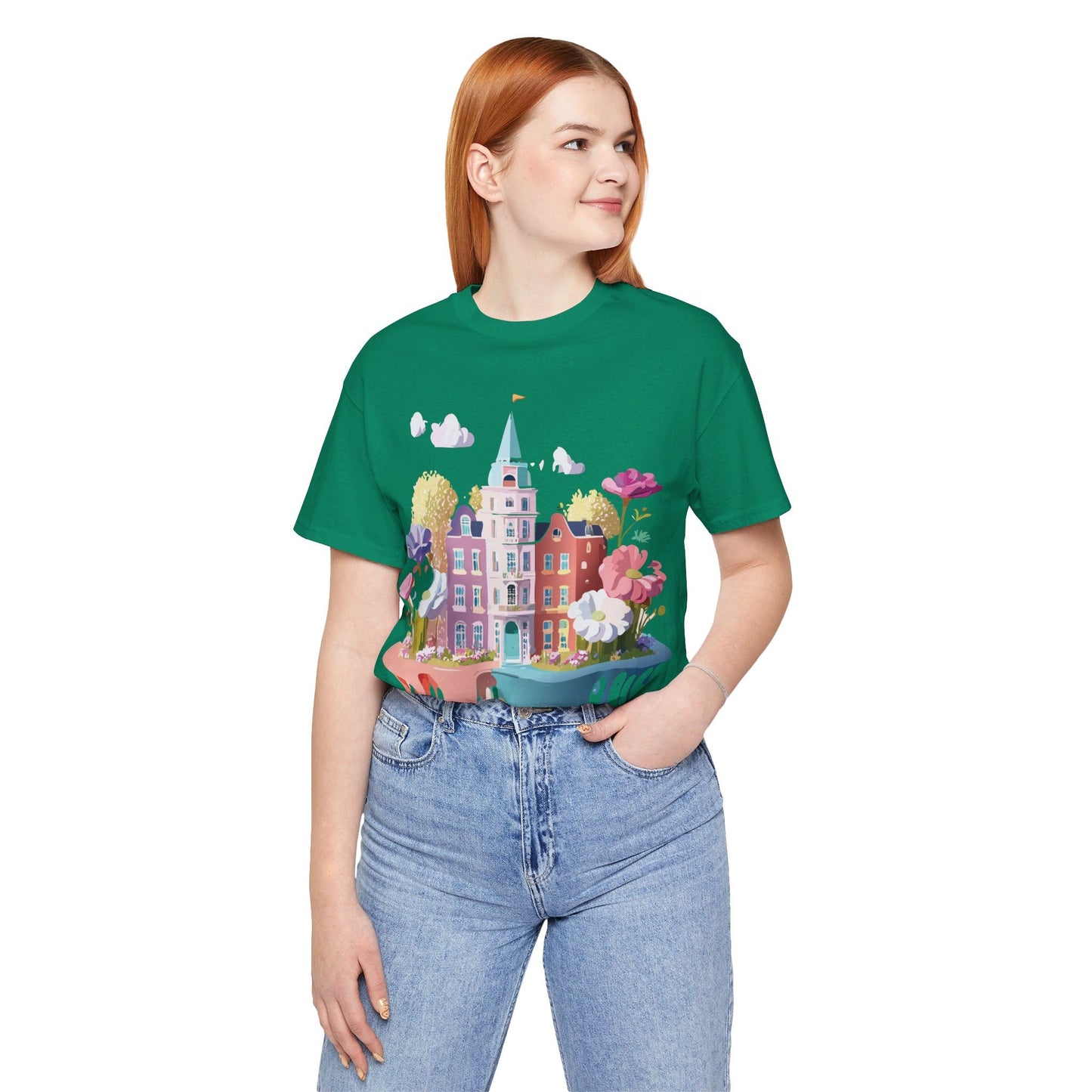 Amsterdam Tourist Shirt Unisex Graphic Tee Vintage Inspired Artwork Art Design By Adelpha
