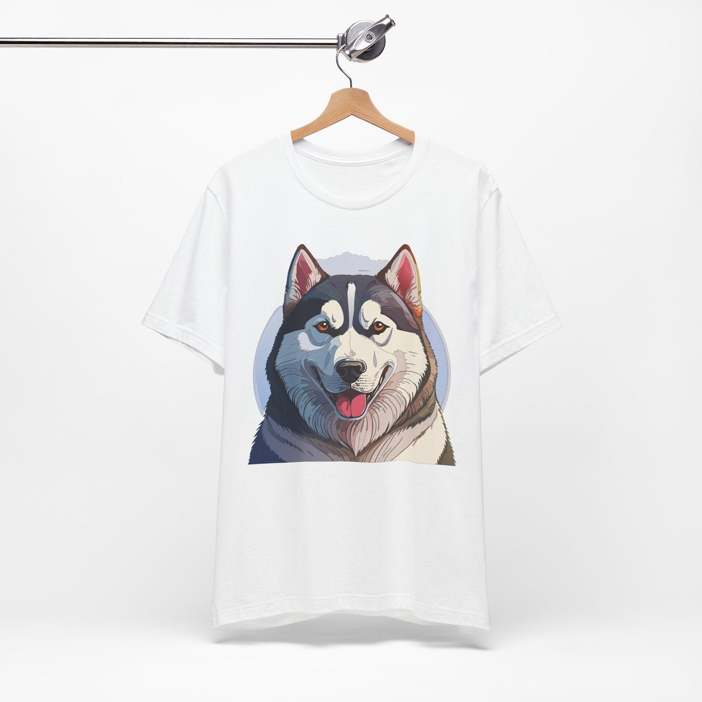 Unisex Animal Shirt Art Design Tee With Wild Animals Graphic Print Short Sleeve Style