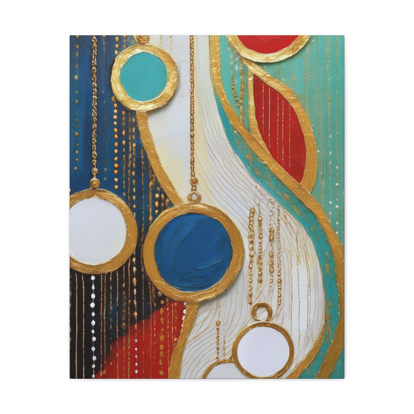 Abstract Oil Painting Print Canvas 20x24,20x30,24x30 24x32,24x36,30x40 32x48,36x48,40x60 Pine-Wood Inner Frame ABS-103