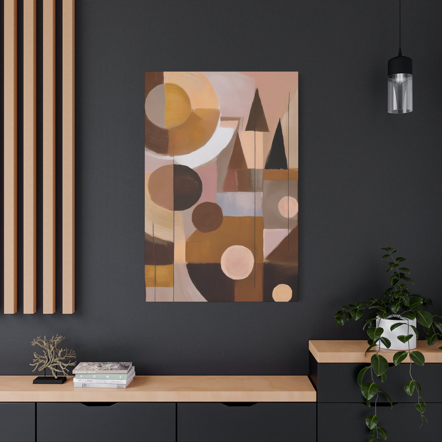 Abstract Geometric Painting Print Canvas 20x24,20x30,24x30 24x32,24x36,30x40 32x48,36x48,40x60 Pine-Wood Inner Frame ABS-51