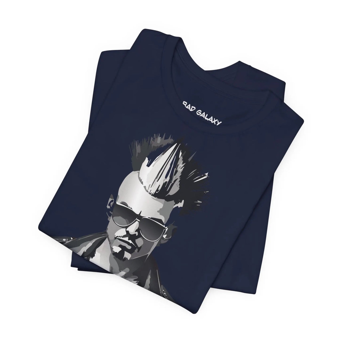 Punk Rock Tee Shirt Made To Order From Bad Galaxy Eco Friendly Inks Cotton Tee Made In USA