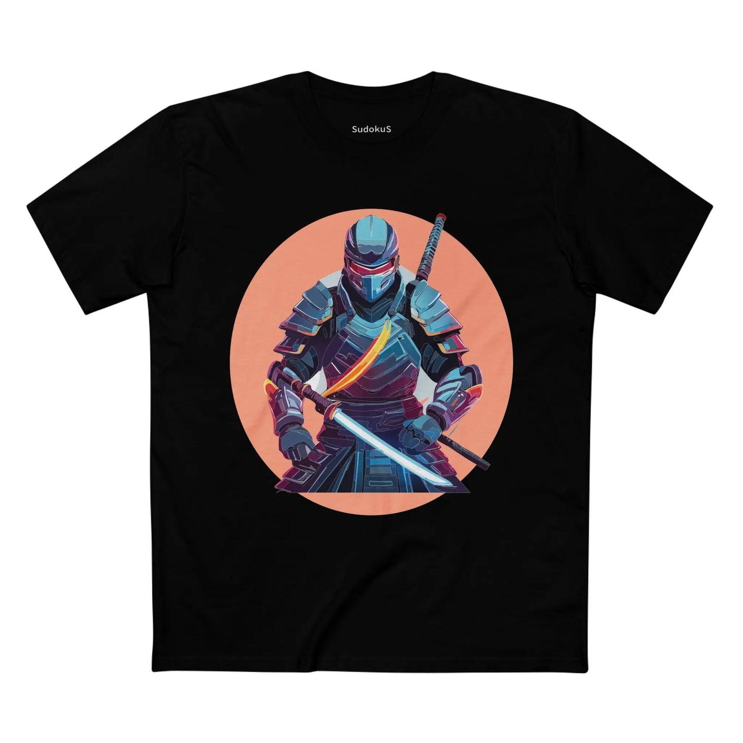 Samurai Graphic Unisex 100 Cotton Staple Tee 9