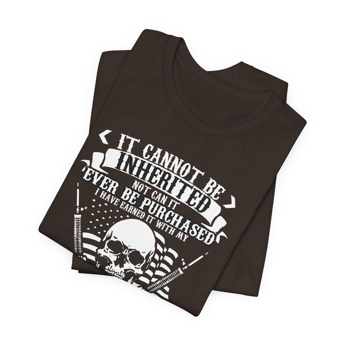 Army Veteran Patriotic Graphic Design Unisex Cotton T-Shirt v54