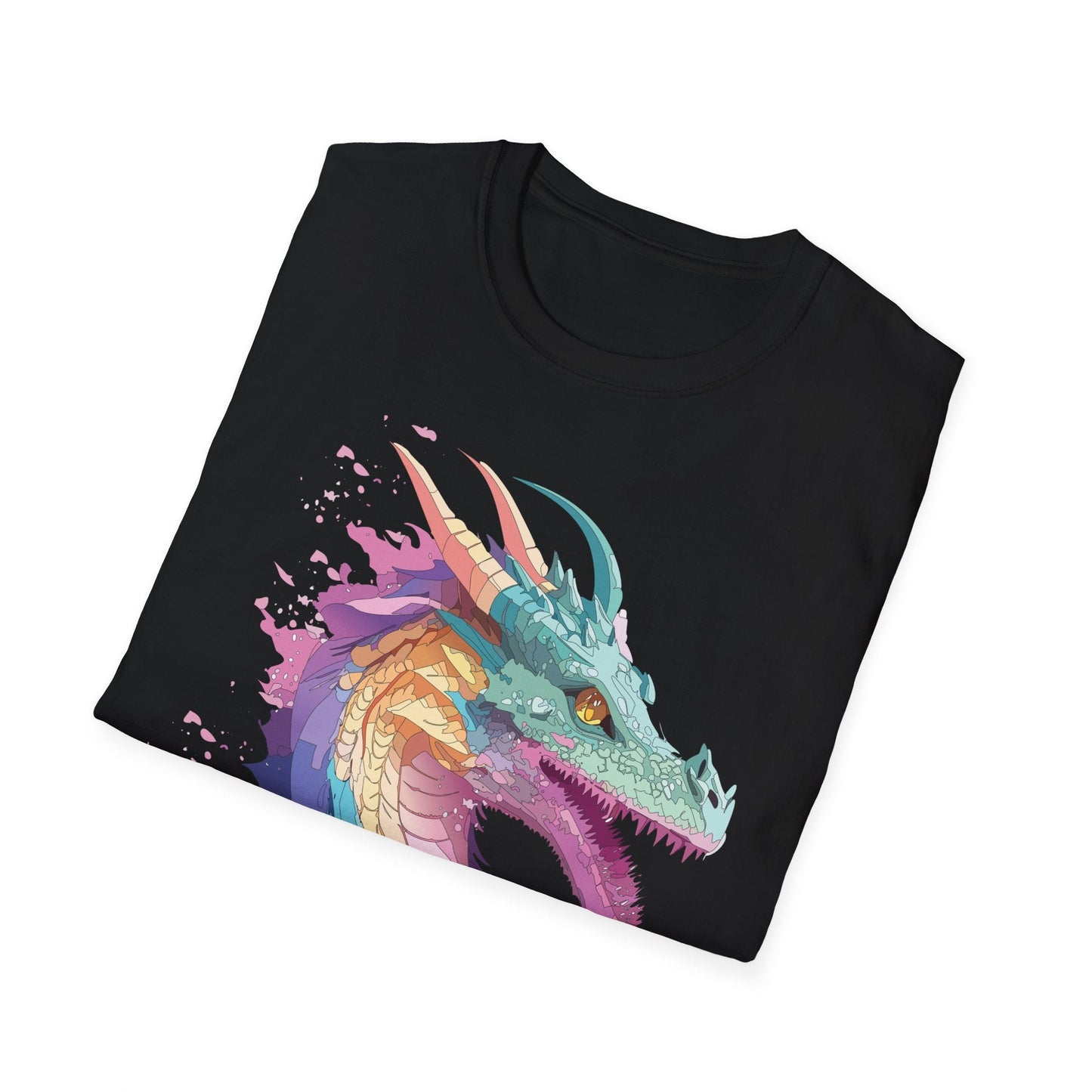 Dragon Graphic T Shirt Unisex Animal Shirt Cotton Softstyle Tee For Everyday Comfort