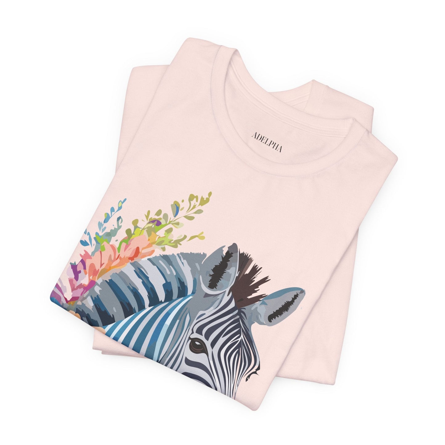 Zebra Graphic Unisex 100 Cotton Vintage Animal Art T-Shirt 2