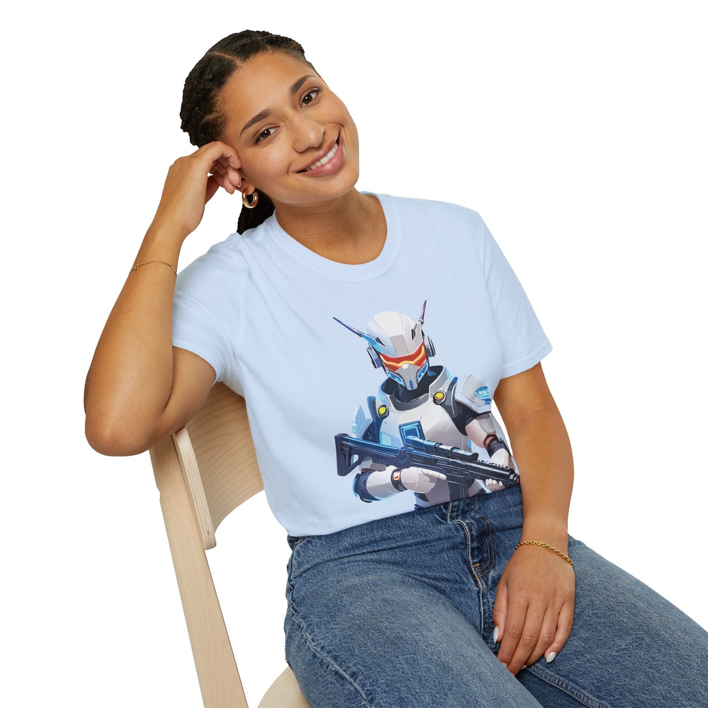 Robocop Shirt Unisex T Shirt With Robocop Artwork Gildan Softstyle 64000 Cotton Tee