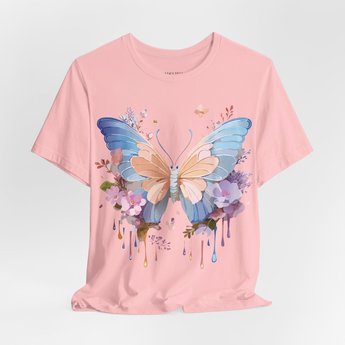 Butterfly Graphic Tee Unisex Jersey Short Sleeve Art Design Adelpha