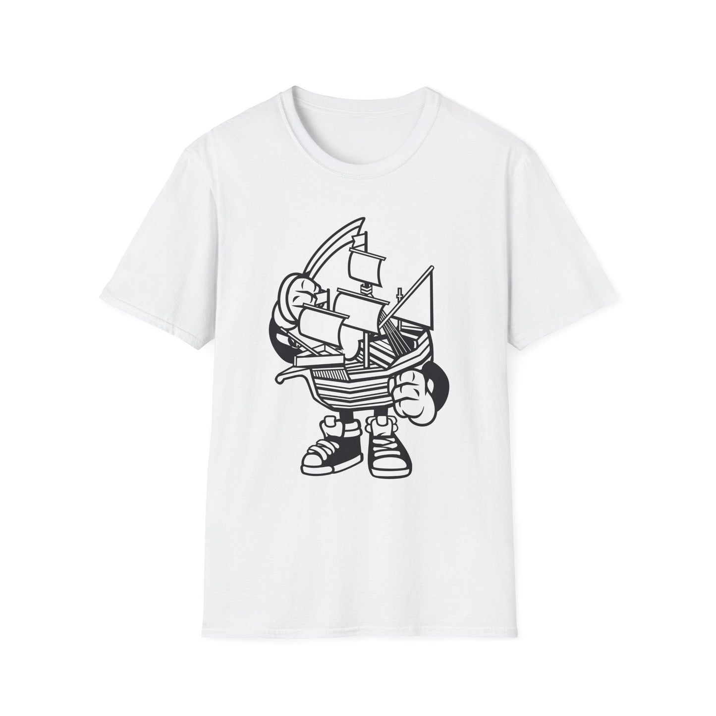 Cartoon T Shirt Animation Tee Funny Unisex Gildan Softstyle 64000 Cotton Art Design