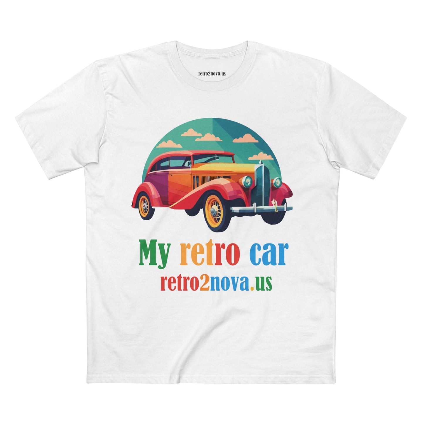 Retro Car Tee Vintage Auto Shirt RC20 Unisex Premium Cotton Art Design From Our Exclusive Collection