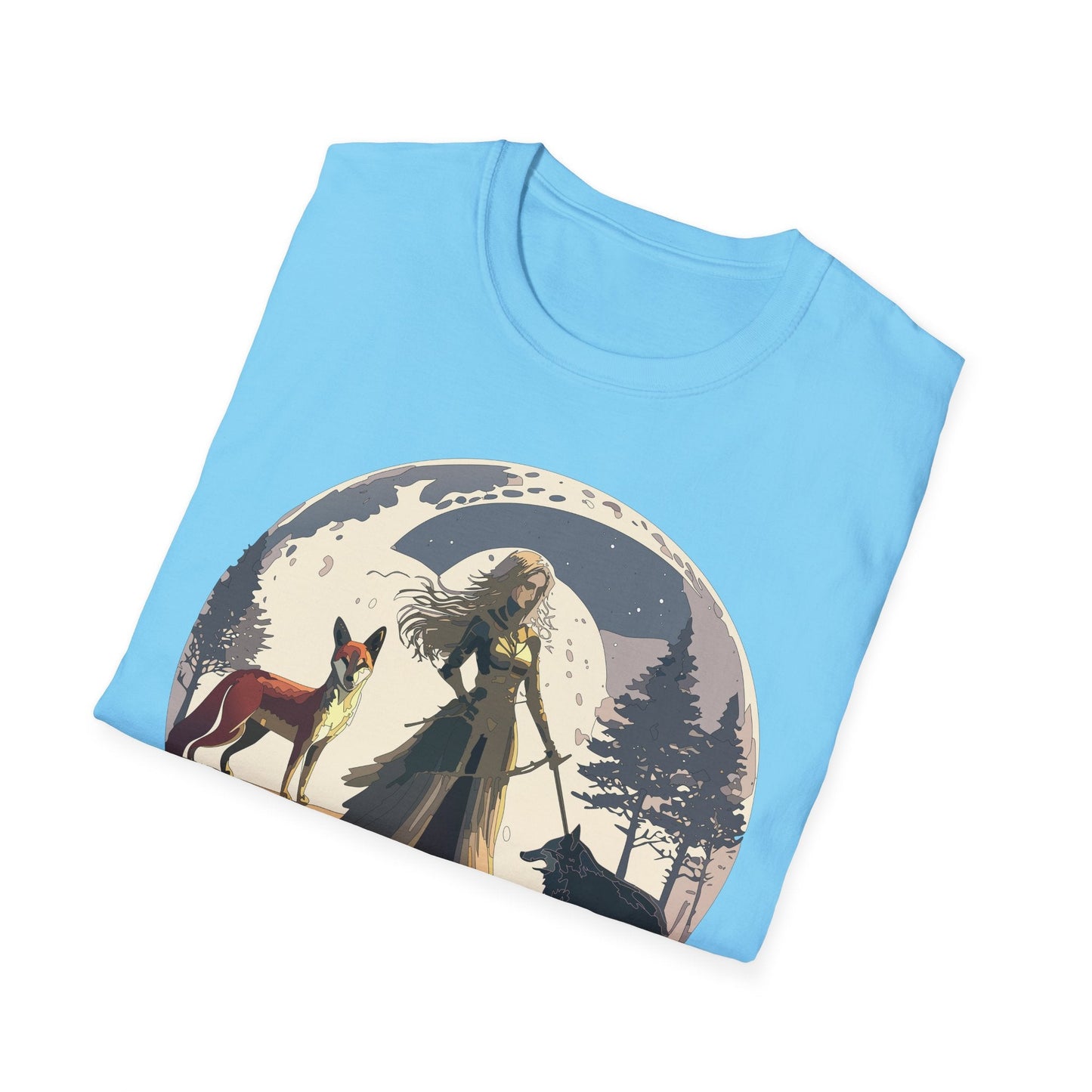 Womens Graphic T Shirt Art Design Tee Softstyle 64000 Gildan Unisex Short Sleeve