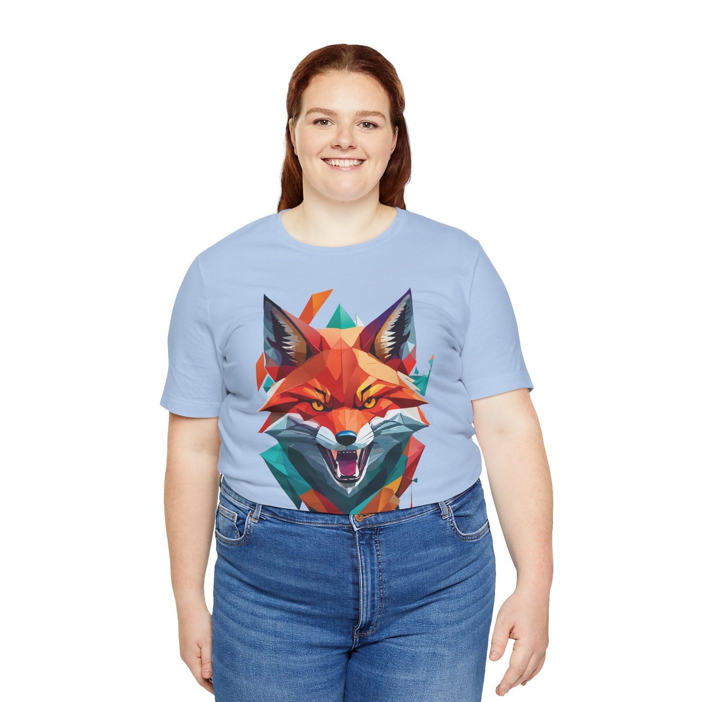 Unisex Animal Print Tee Shirt With Wild Animals Art Design For Men Women Soft Cotton