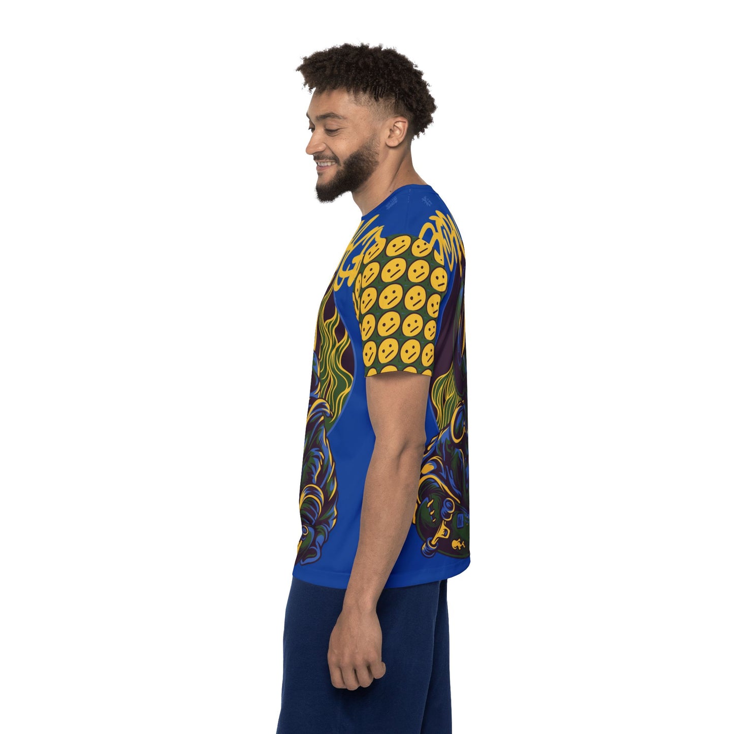 Be30 Fun Graphic T-Shirt, Art Design Poly Shirt, All Over Print Graphic Tee, Monsters T-Shirt, Cartoon Tees