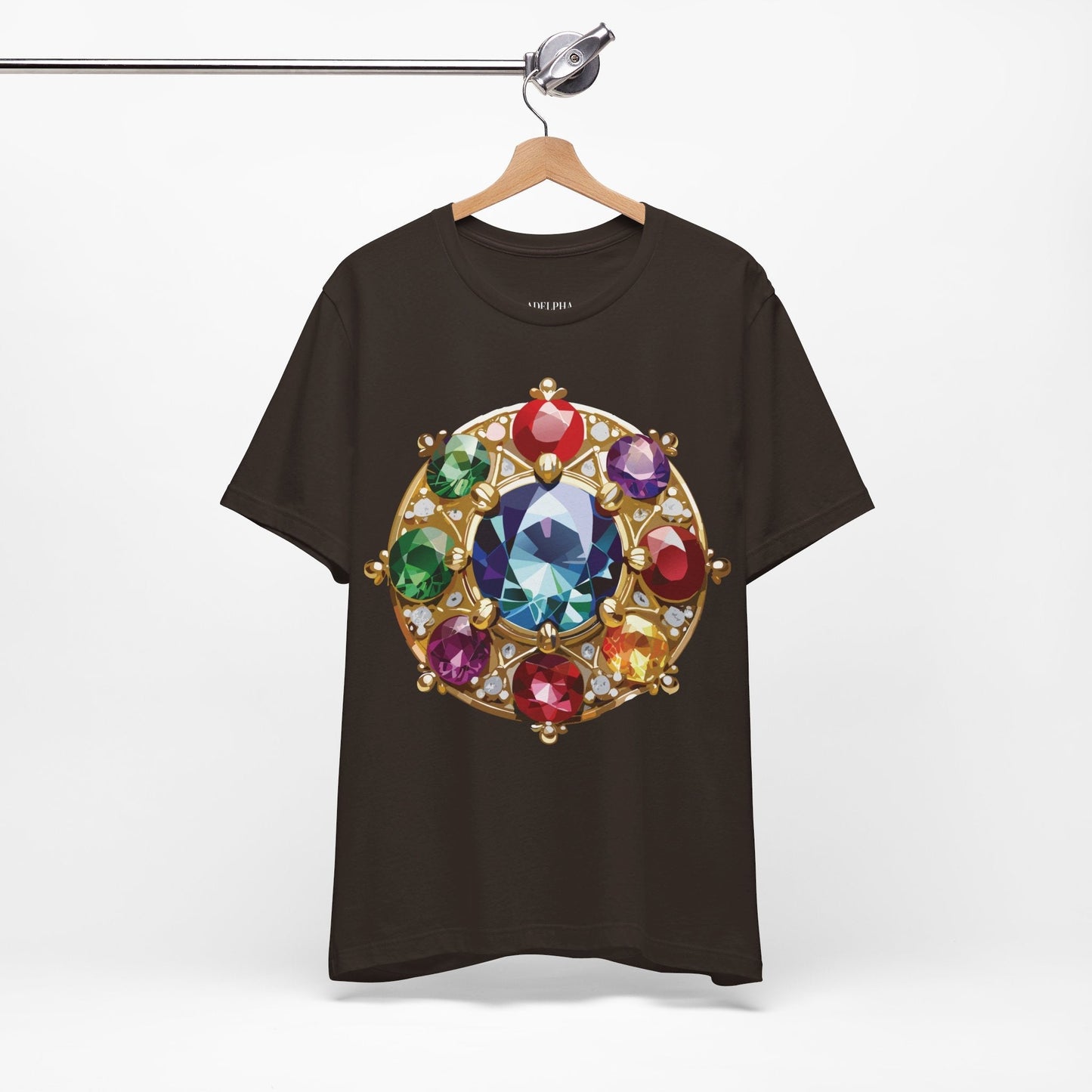 Jewelry Graphic Unisex 100 Cotton Vintage Treasure Art T-Shirt 39