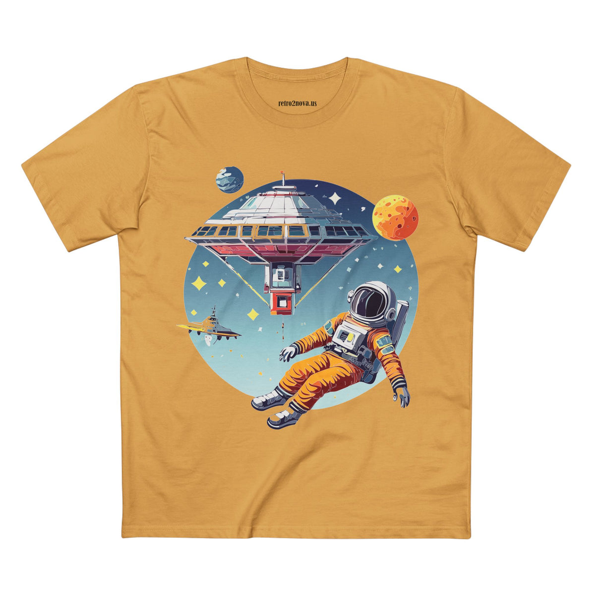Cosmos Astronaut Graphic Tee Staple Unisex 100 Cotton Tee Shirt - CS-16