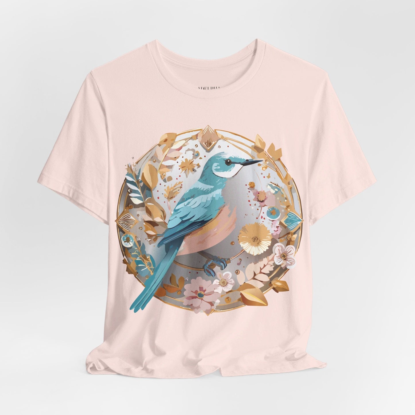 Adelpha Medallion Shirt Unisex Graphic Tee With Vintage Inspired Artwork Short Sleeve Jersey
