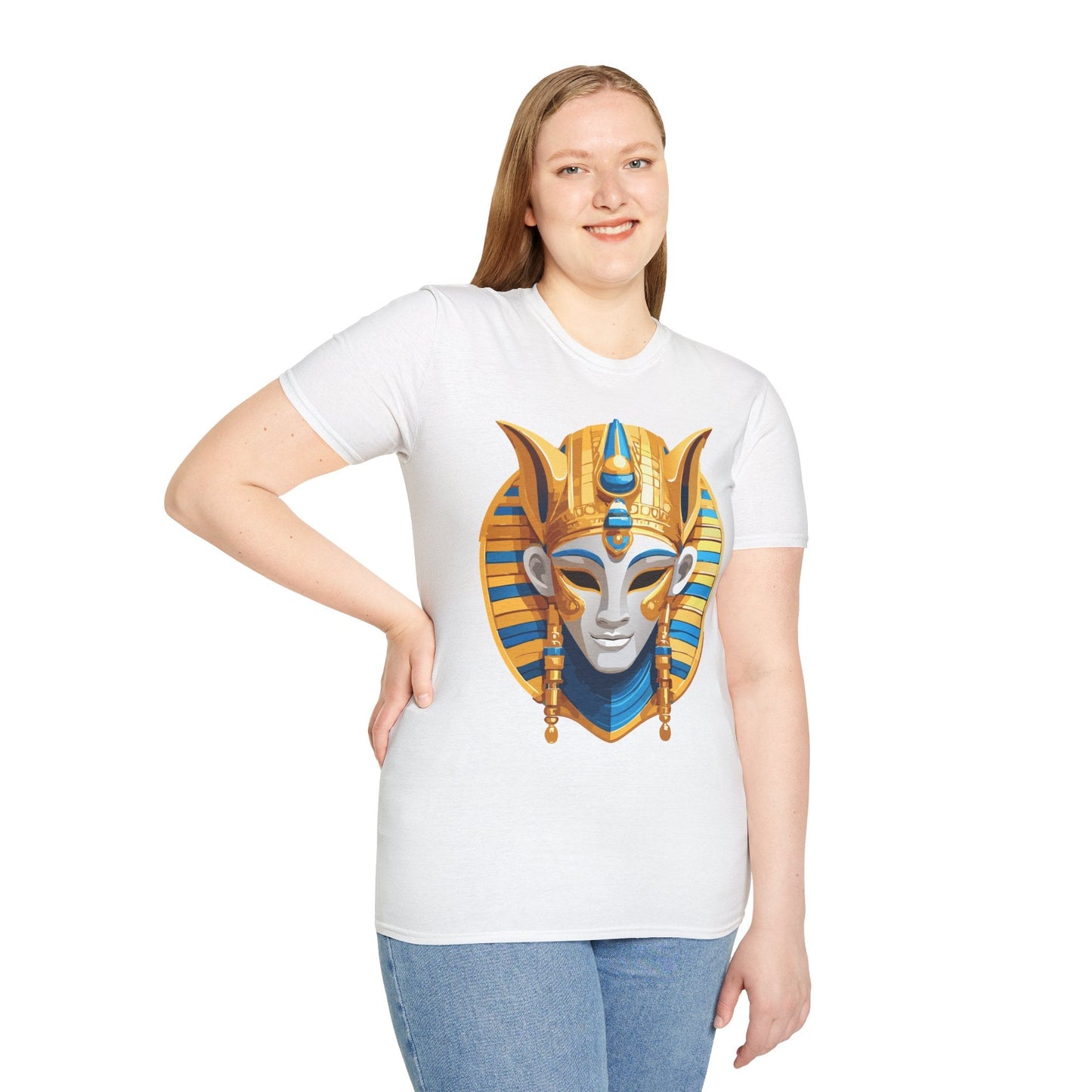 Mask Tee Shirt Unisex Masquerade Design Artwork Gildan Softstyle 64000 Cotton Tee