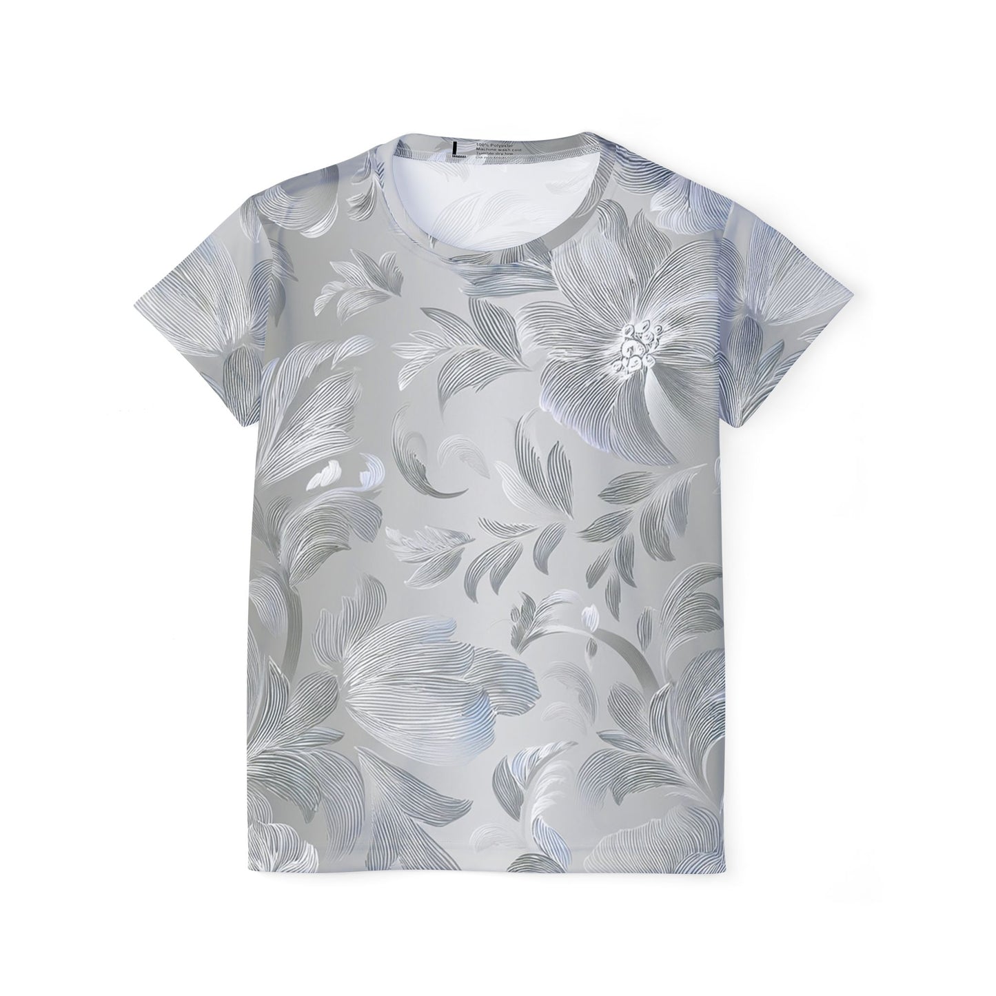 Women Poly Shirt with Floral Print F337