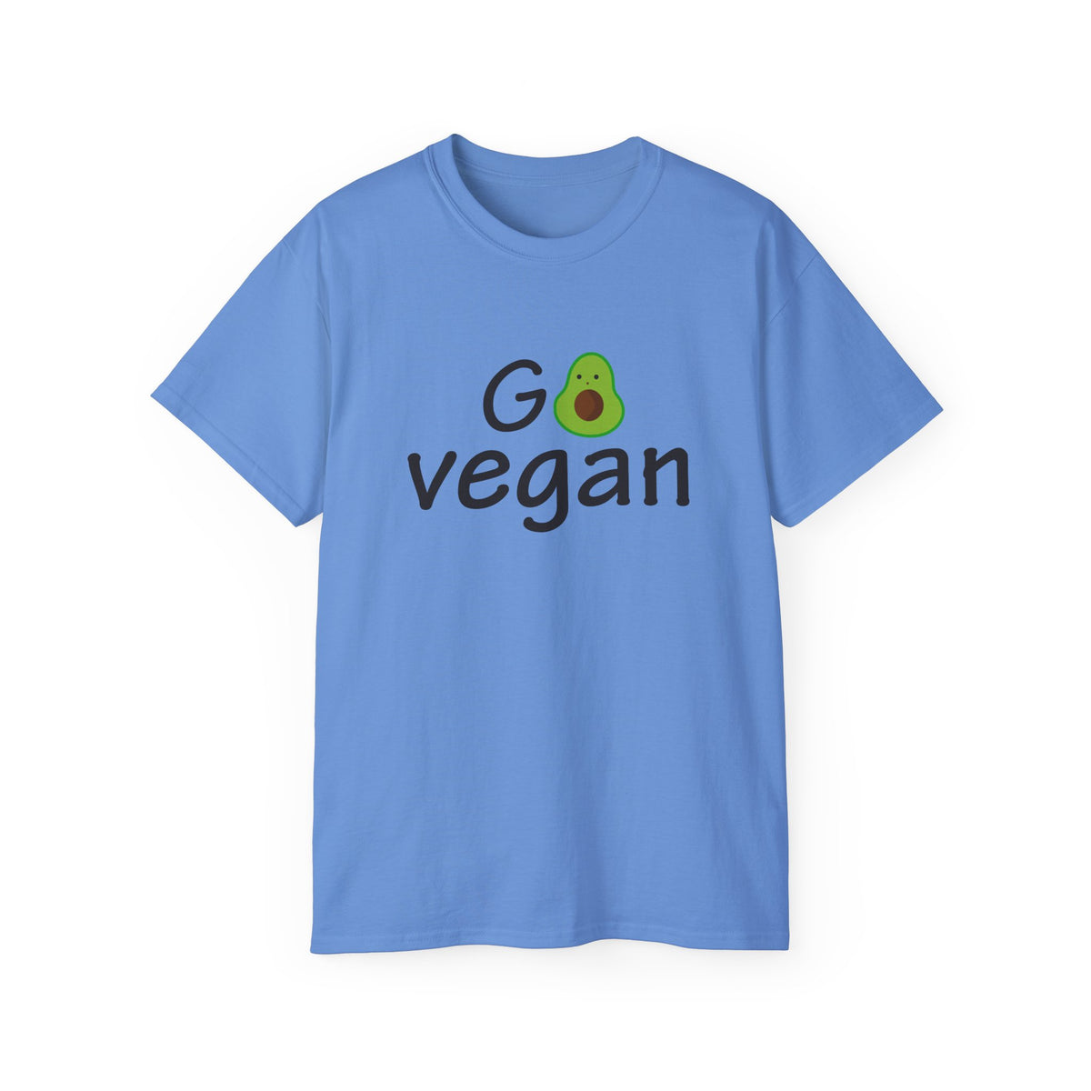 Go Vegan avocado graphic T-Shirt | plant based tee