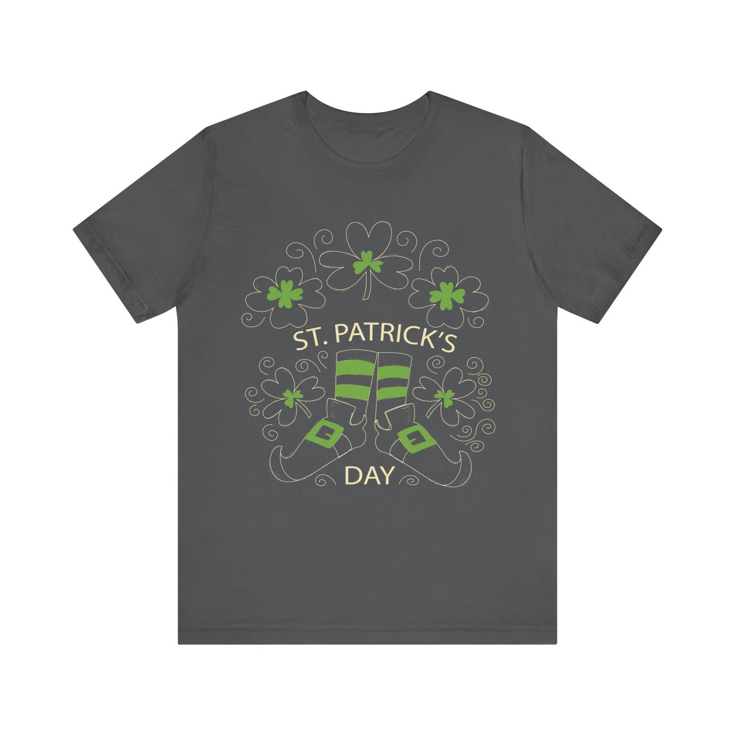 Unisex Cotton Tee Shirt with Lucky Prints