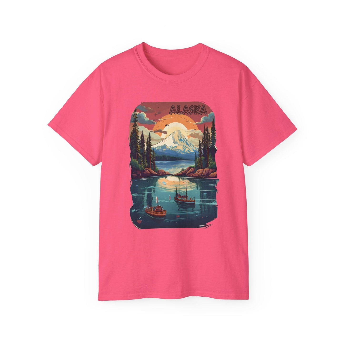 Alaska Graphic Unisex Cotton T‑Shirt 3