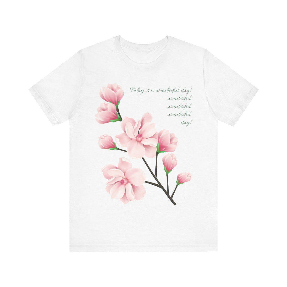 Floral Graphic Tee Shirt - Bella+Canvas Unisex 100 Cotton 55