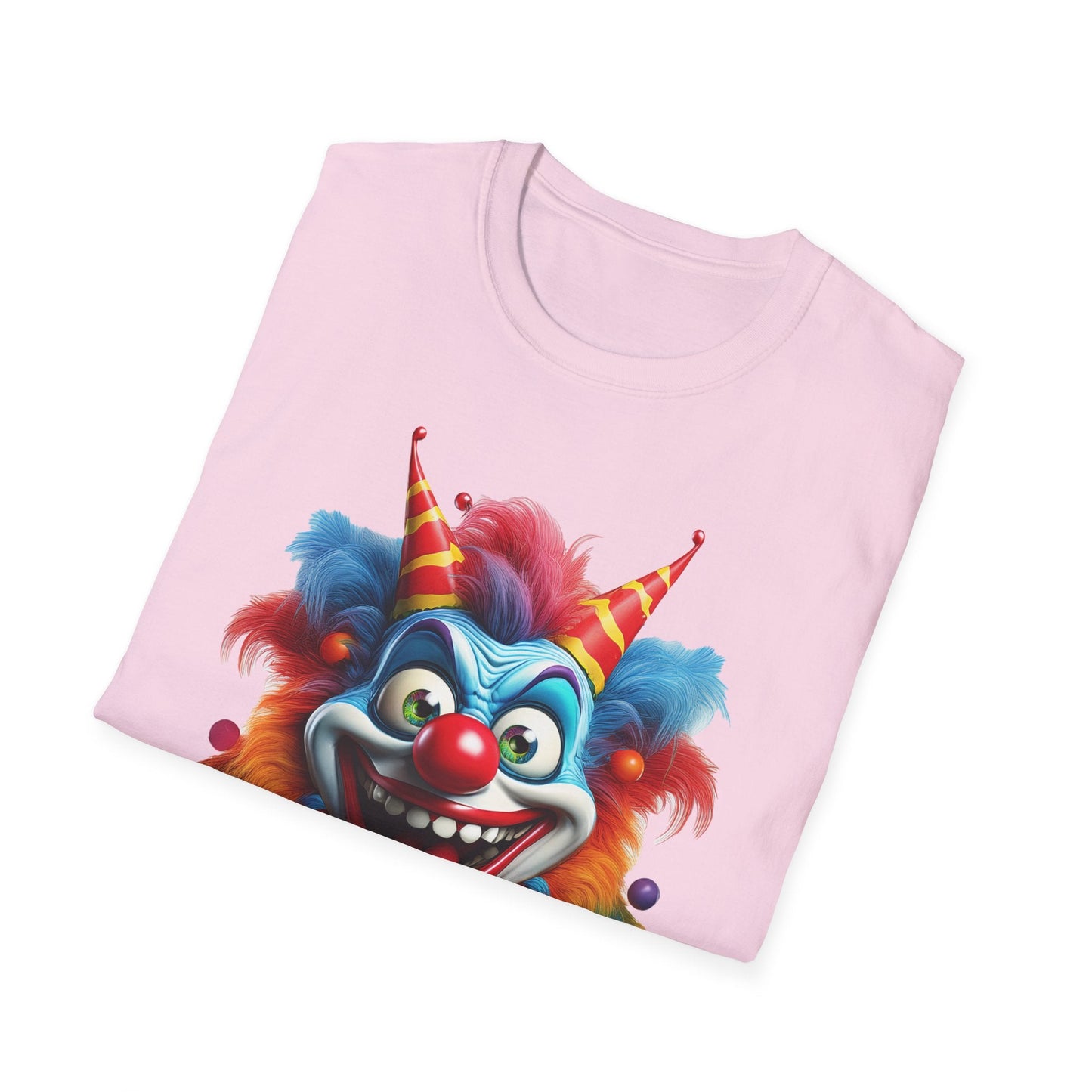 Clown Shirt For Men And Women Funny Circus Tee Scary Man Shirt Unisex Softstyle Tee