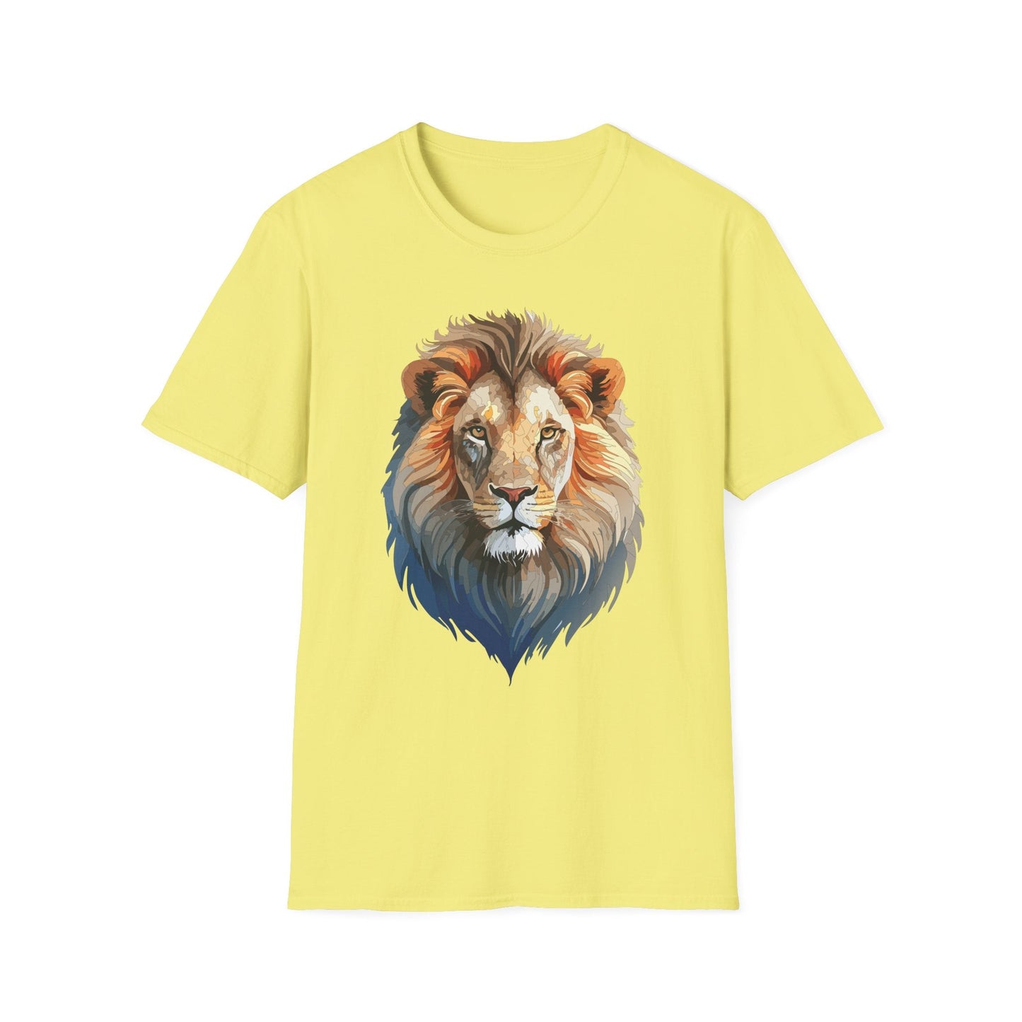 Gildan Lion Graphic Short Sleeve Softstyle Tee 100 Percent Cotton