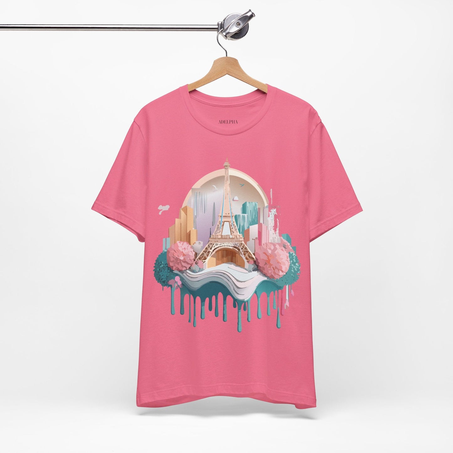 Paris Tourist Shirt Unisex Graphic Tee With Vintage Adelpha Artwork And Travel Style