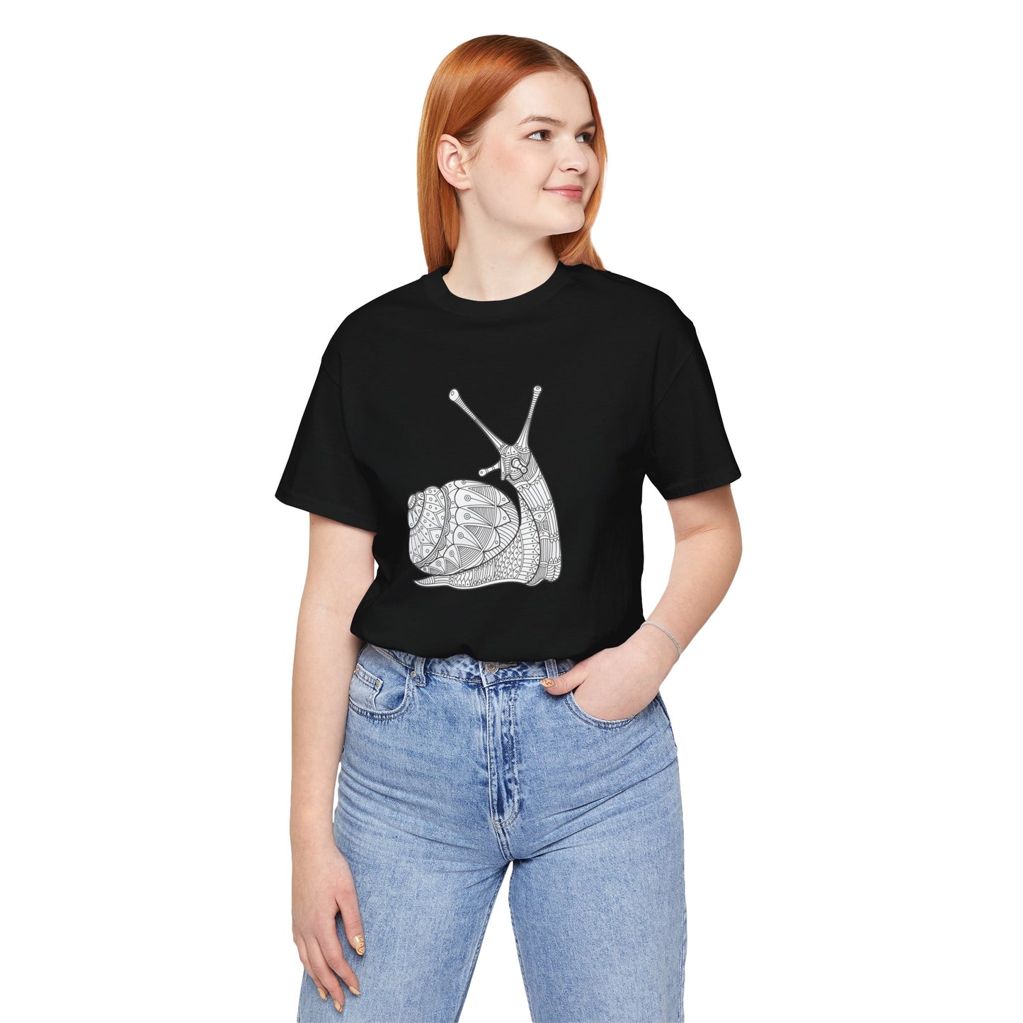 Unisex-T-Shirt mit Tier-Print 